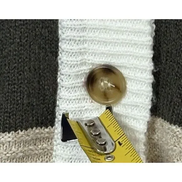 NWT Pink Clover Women's Stitch Fix Exclusive Striped Soft Striped Cardigan Sz LP - Picture 5 of 10